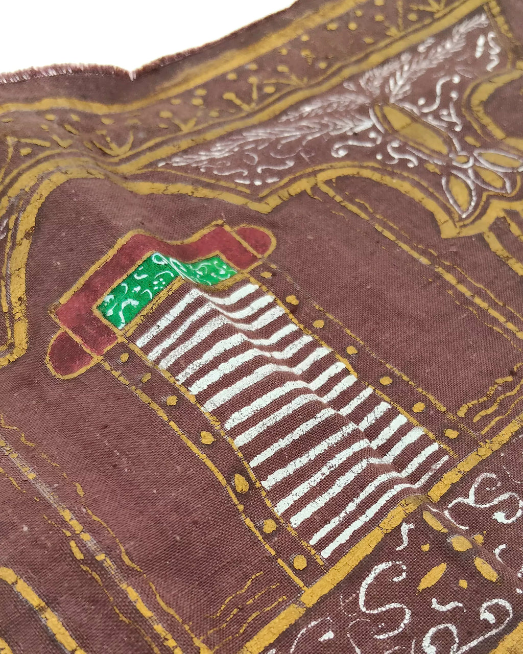 Tessuto dipinto a mano Batik