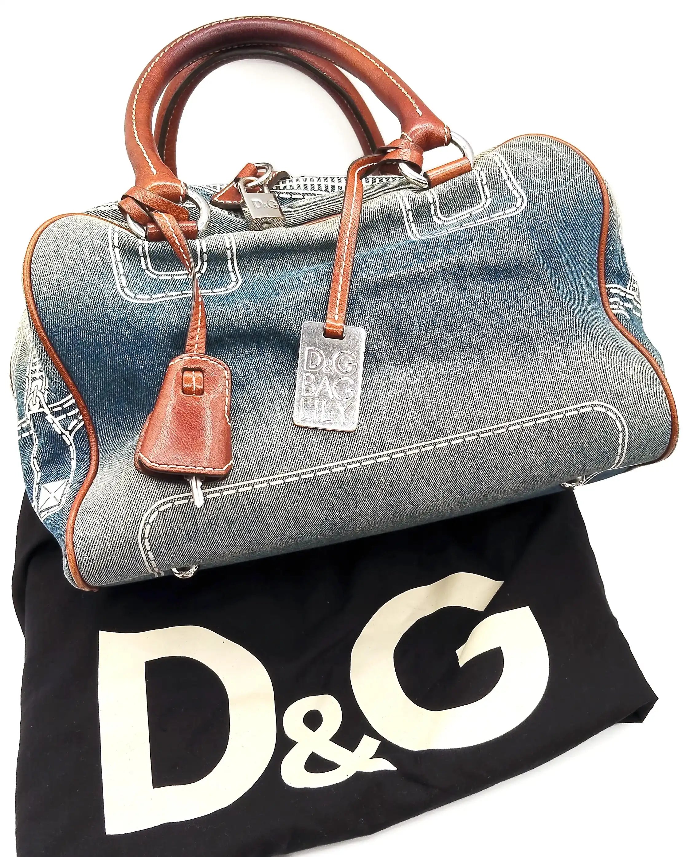 バッグ Dolce&Gabbana boston bag 5zip lily ghost Borsa Boston LILY Ghost Bag D&G Dolce&Gabbana – Stiluso