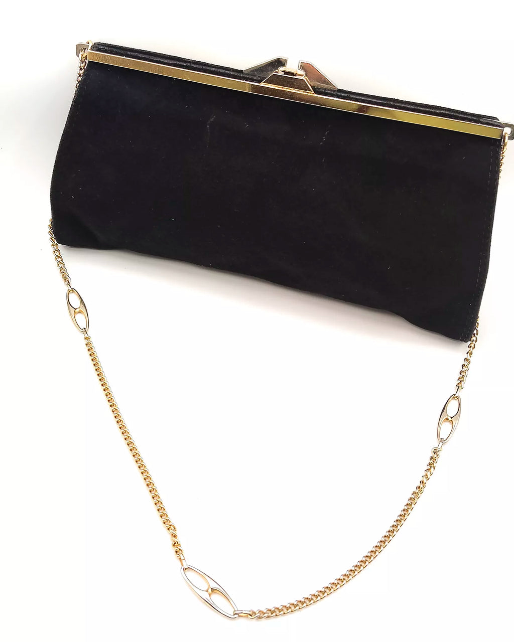 Clutch da cerimonia in camoscio