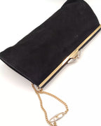 Clutch da cerimonia in camoscio