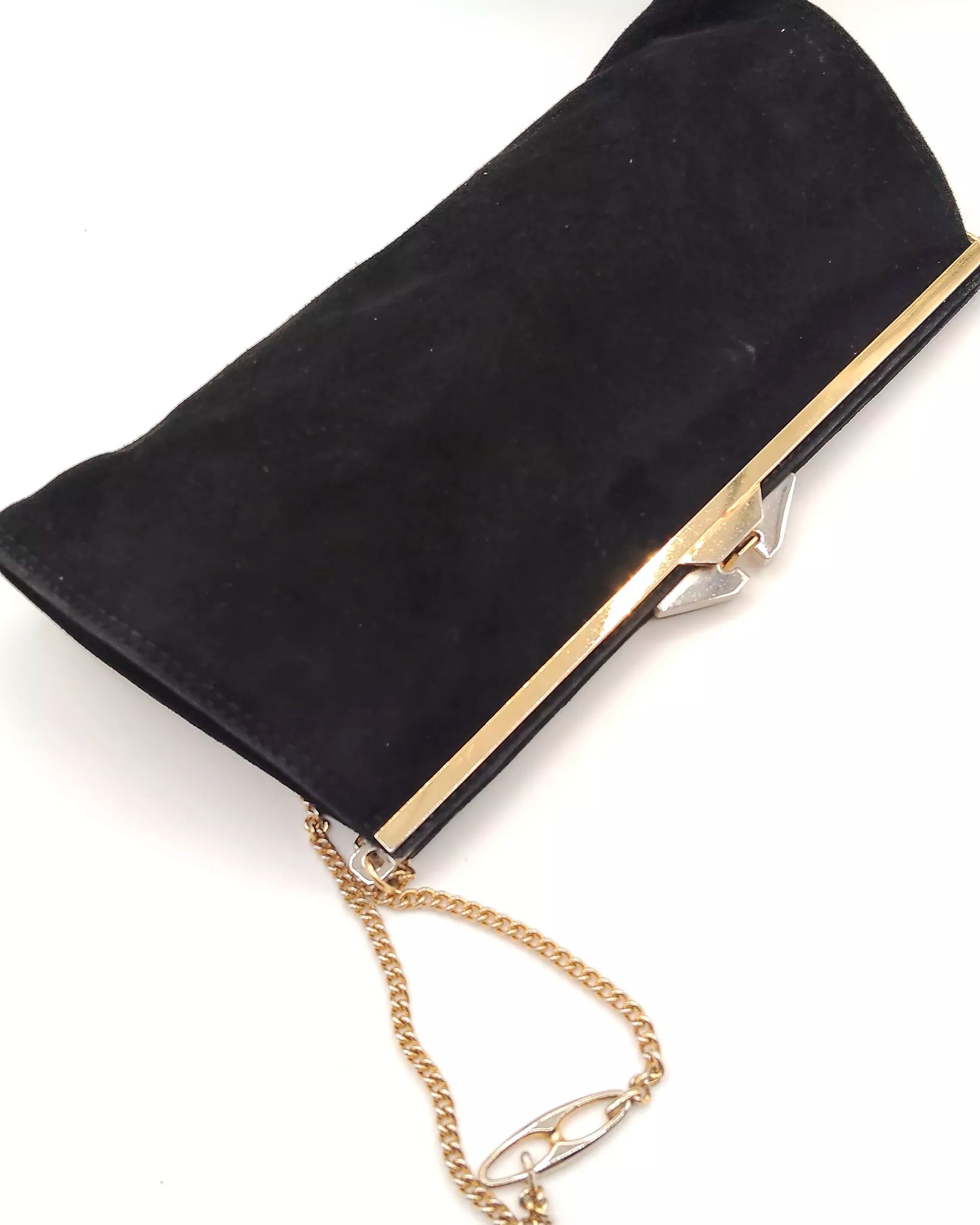 Clutch da cerimonia in camoscio