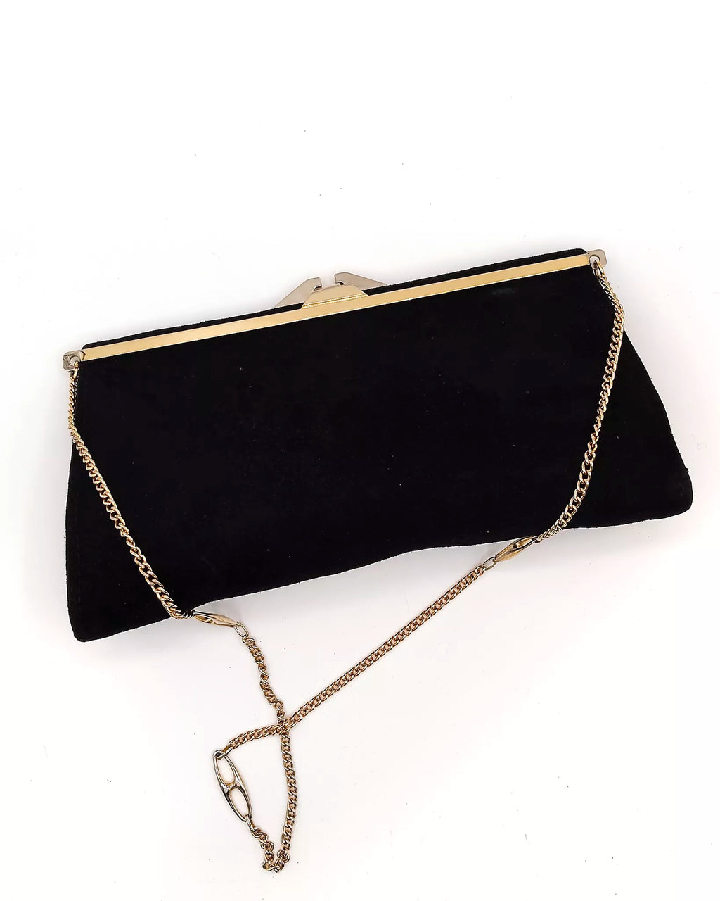 Clutch da cerimonia in camoscio