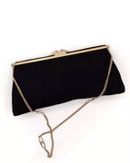 Clutch da cerimonia in camoscio