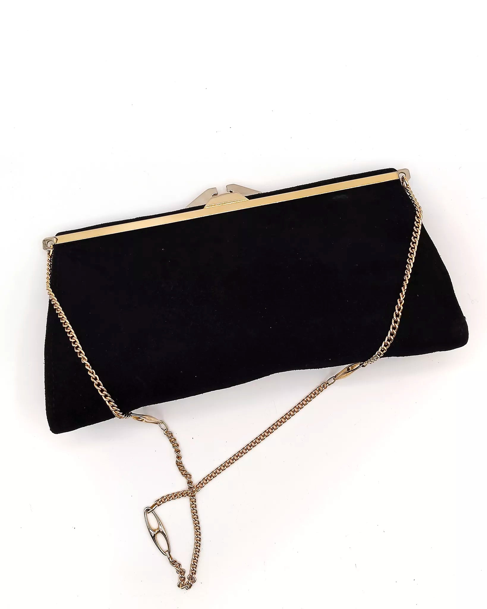 Clutch da cerimonia in camoscio