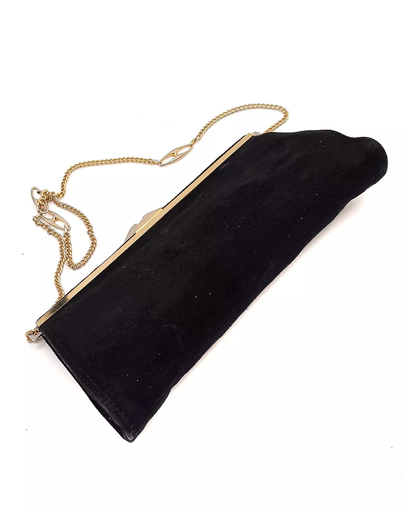 Clutch da cerimonia in camoscio