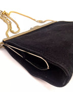 Clutch da cerimonia in camoscio