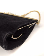 Clutch da cerimonia in camoscio