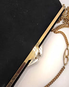 Clutch da cerimonia in camoscio