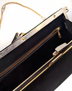 Clutch da cerimonia in camoscio