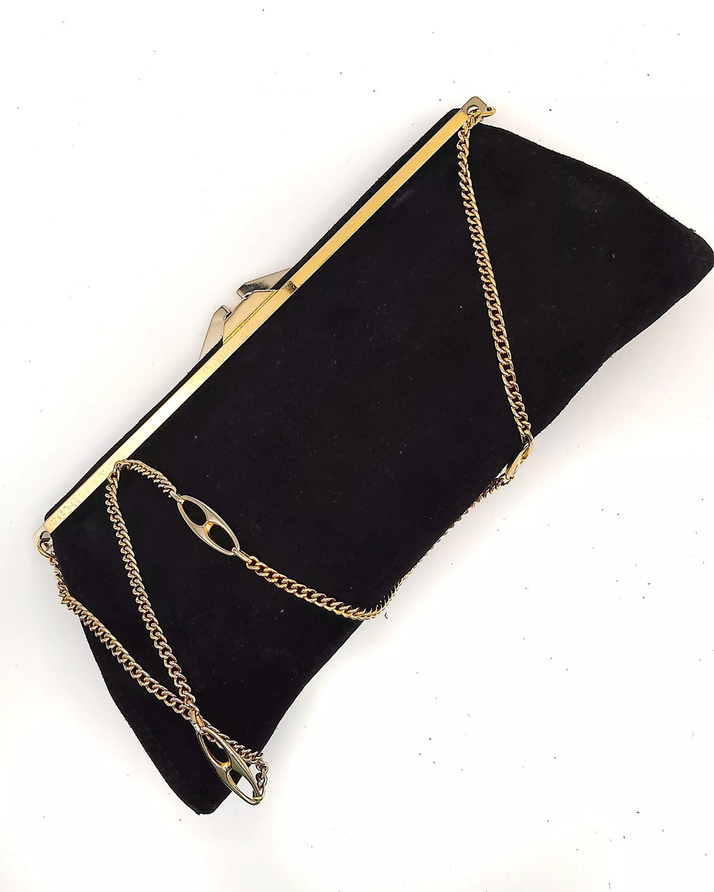 Clutch da cerimonia in camoscio