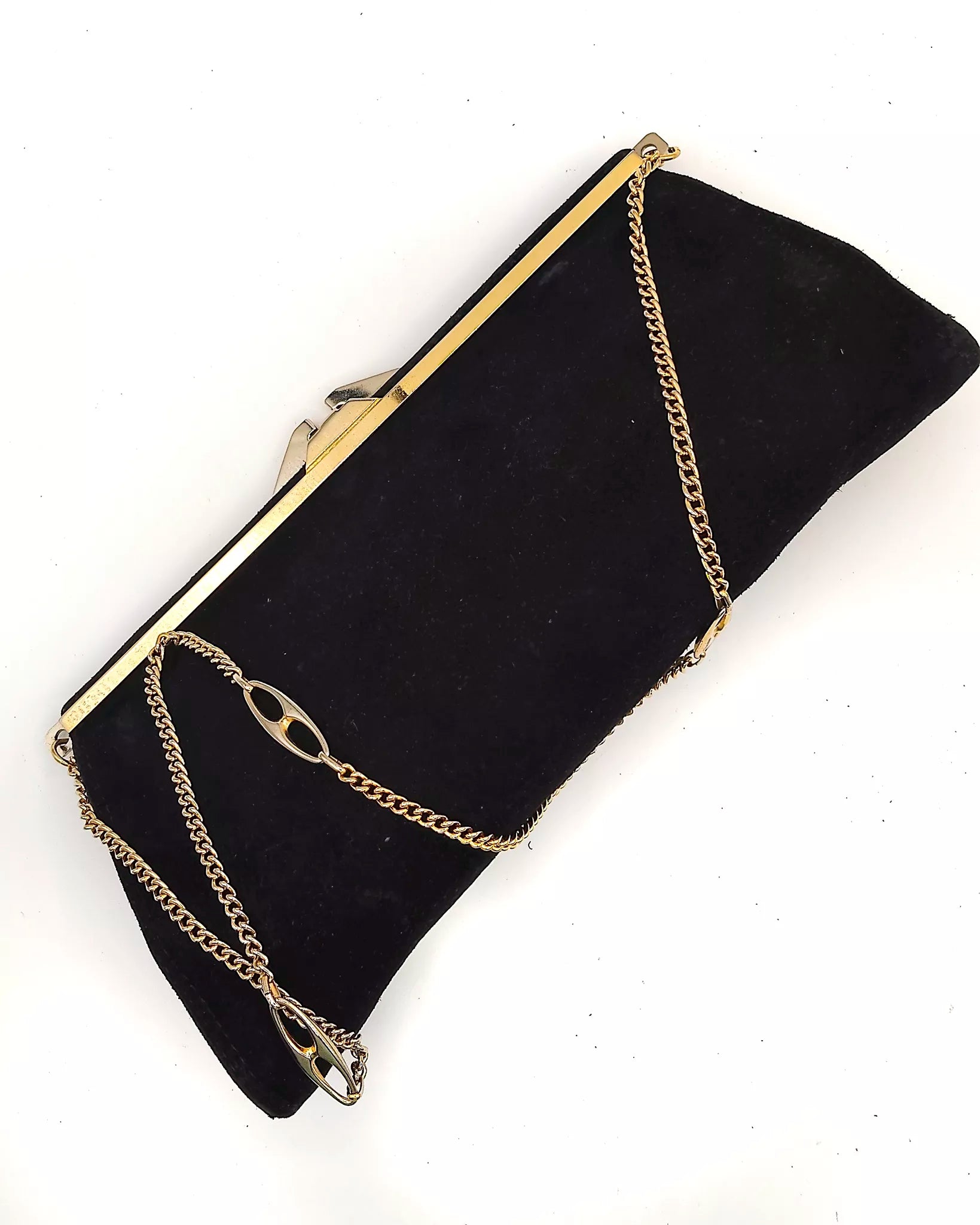 Clutch da cerimonia in camoscio