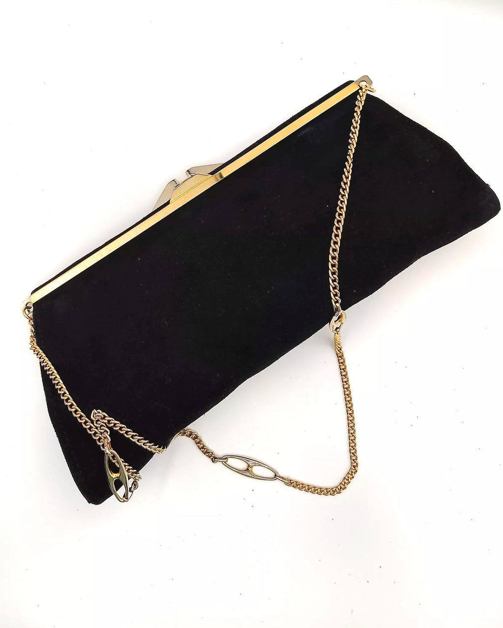 Clutch da cerimonia in camoscio