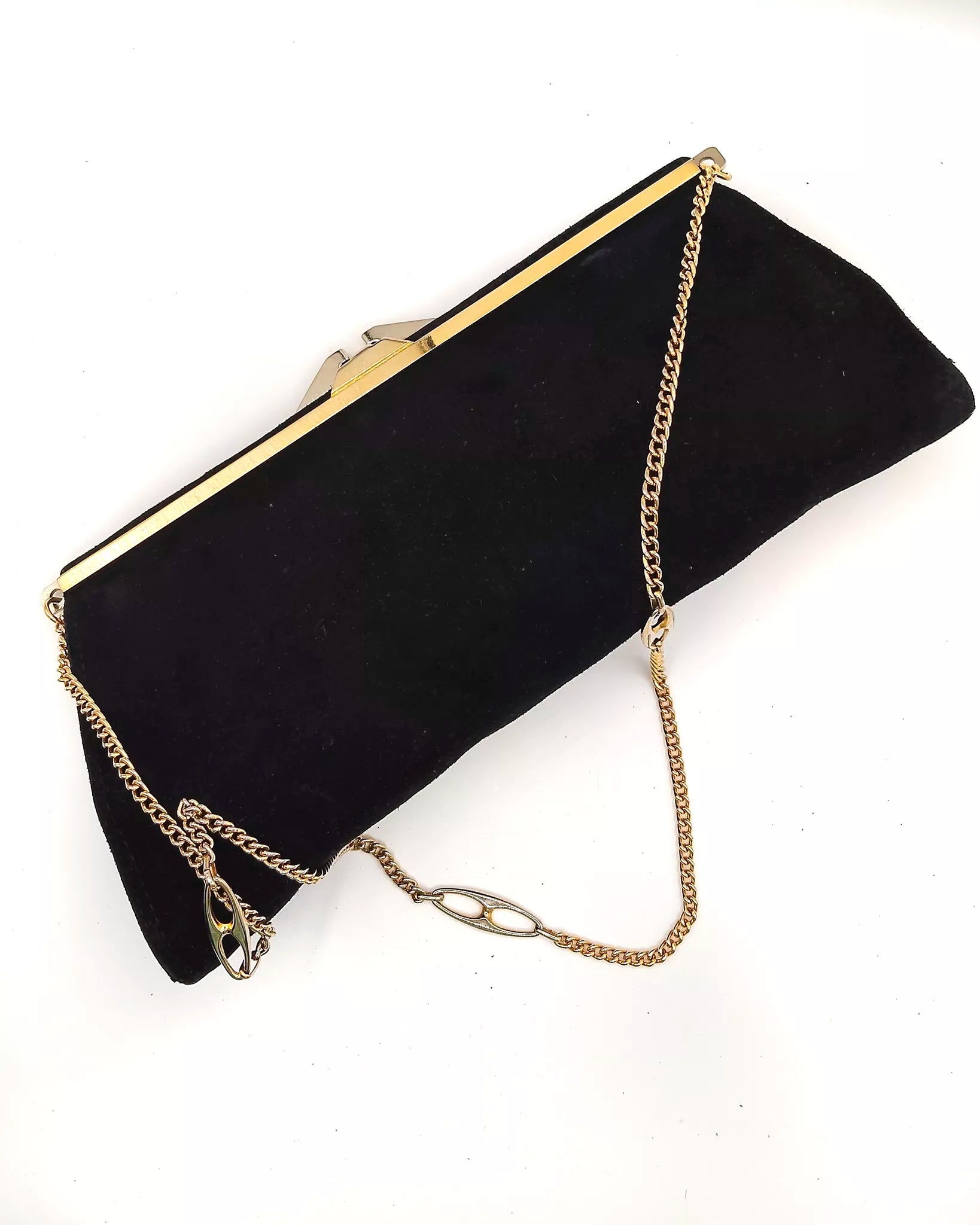 Clutch da cerimonia in camoscio