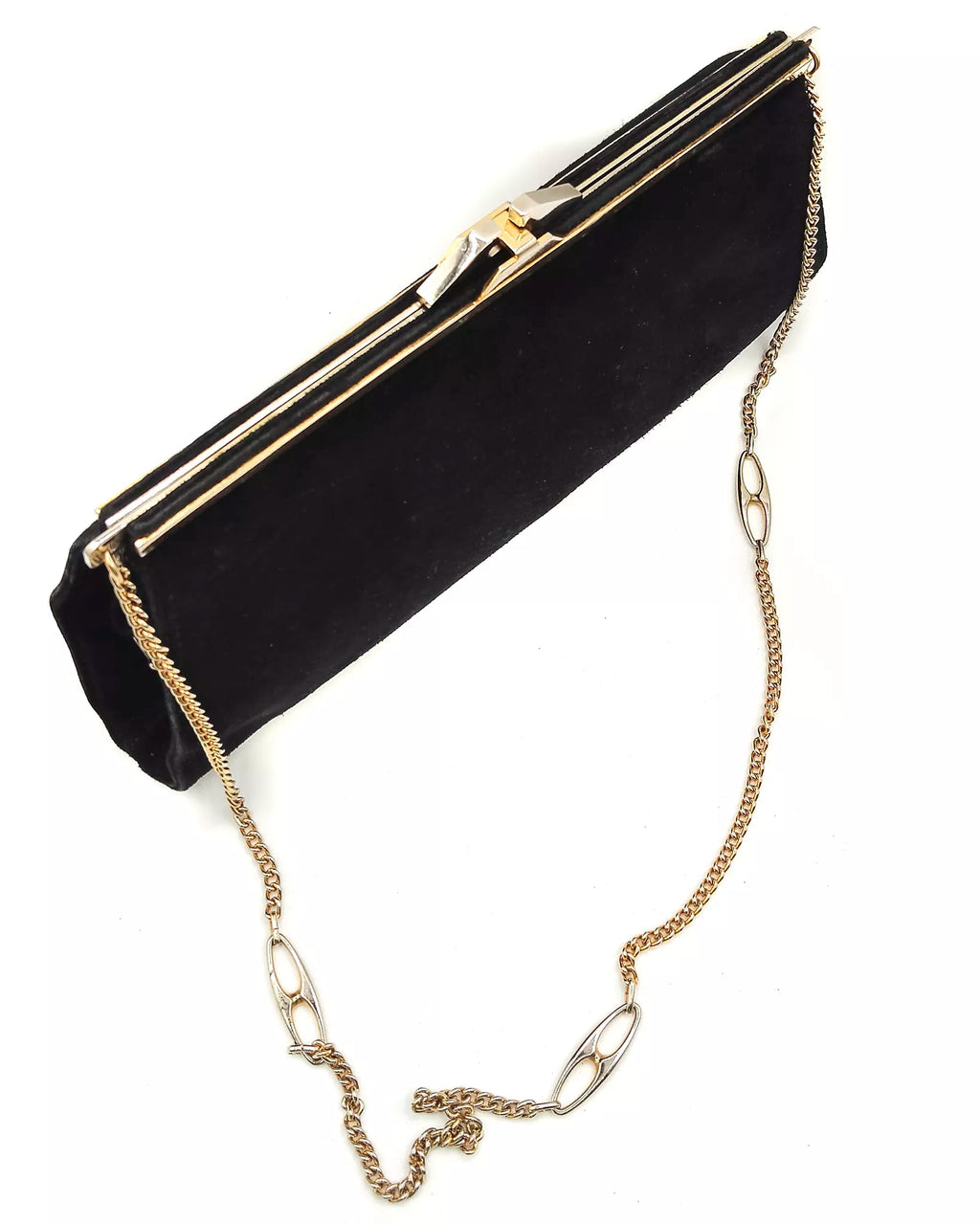 Clutch da cerimonia in camoscio