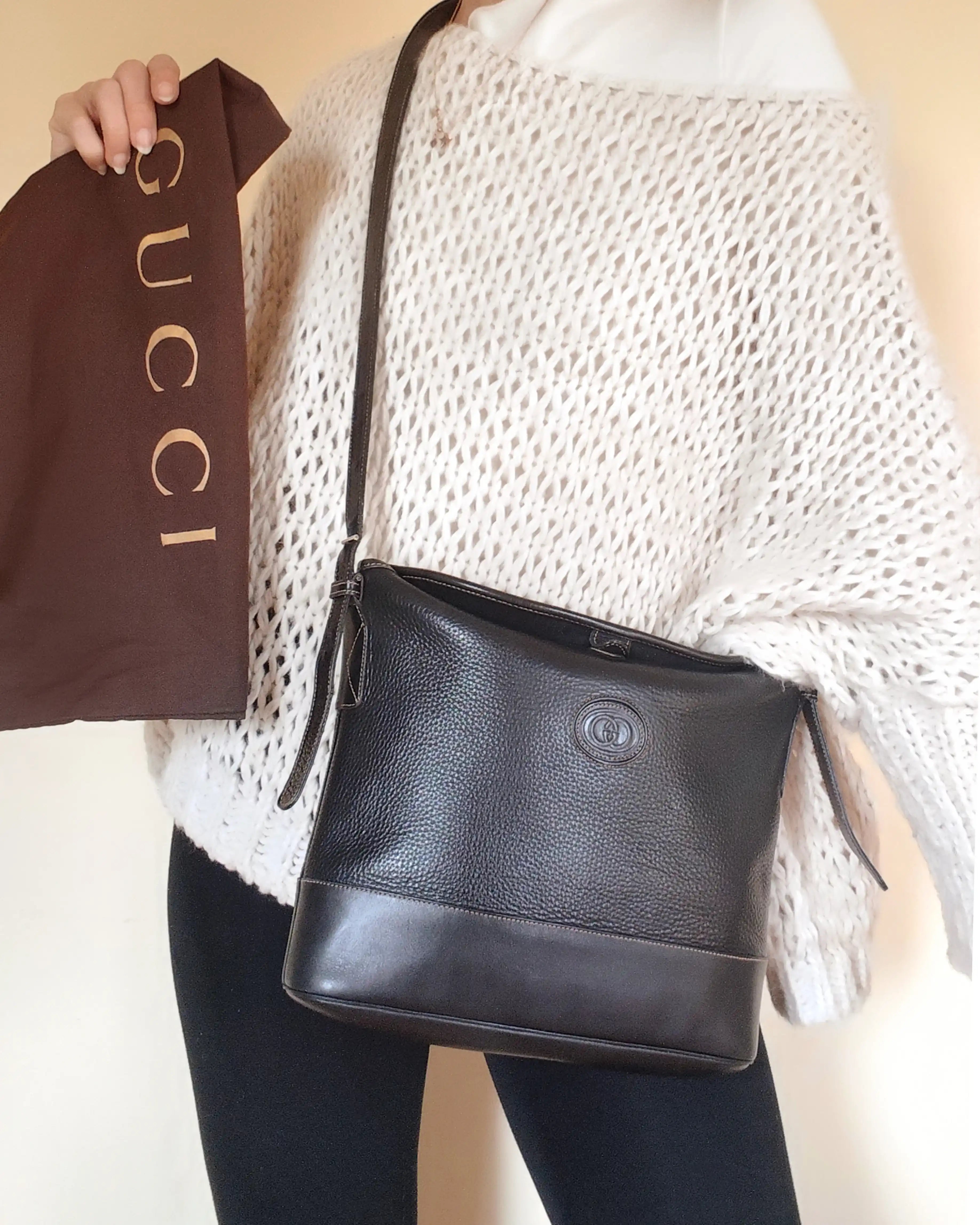 Borsa Bucket Interlocking GG Gucci