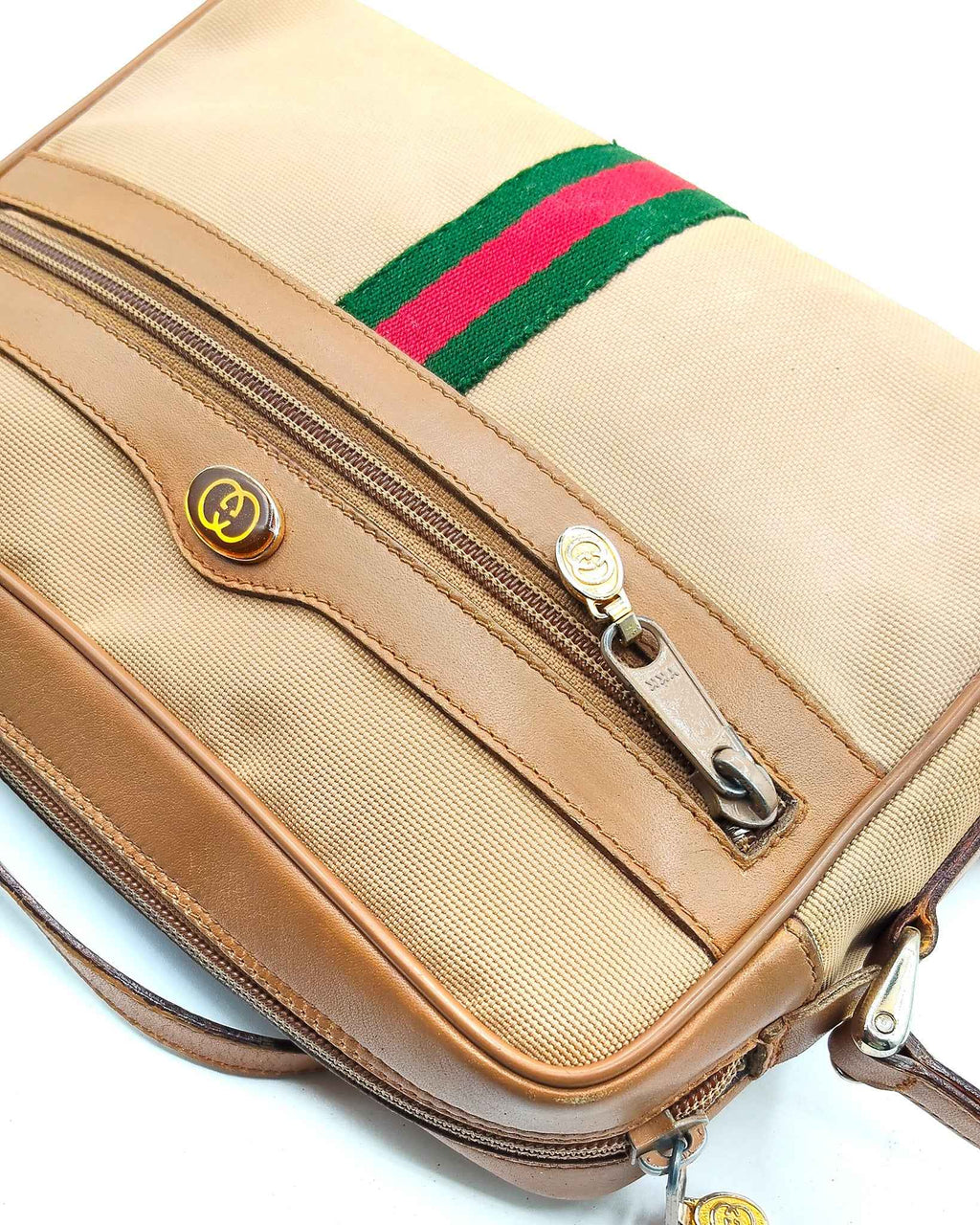 GUCCI Ophidia Web Vintage Camera Bag