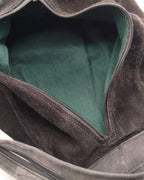 Zaino monospalla in camoscio Artigianale La Bottega della Borsa