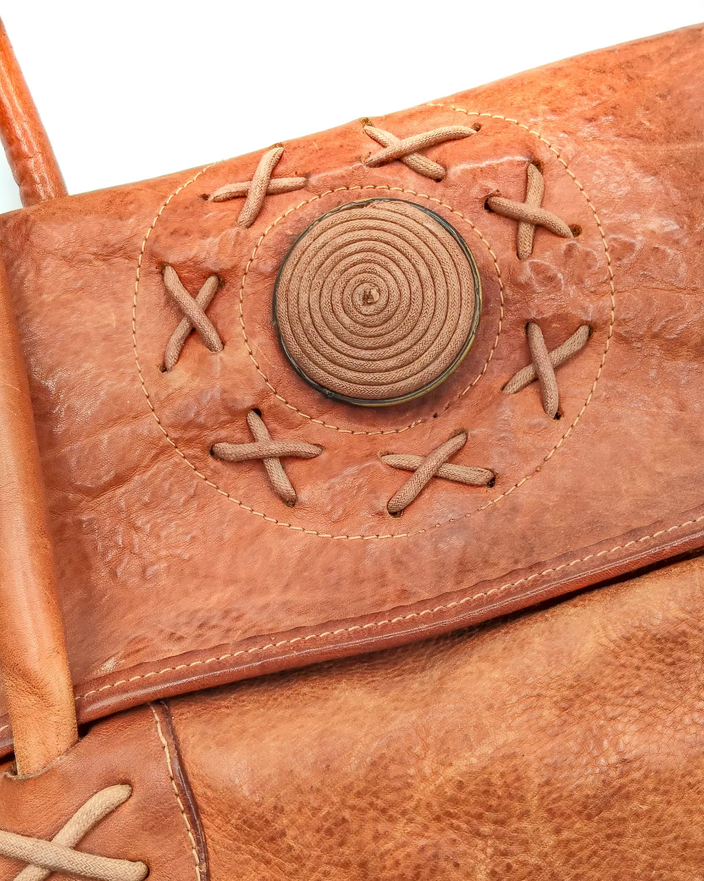 Borsa Maxi Tote in pelle artigianale