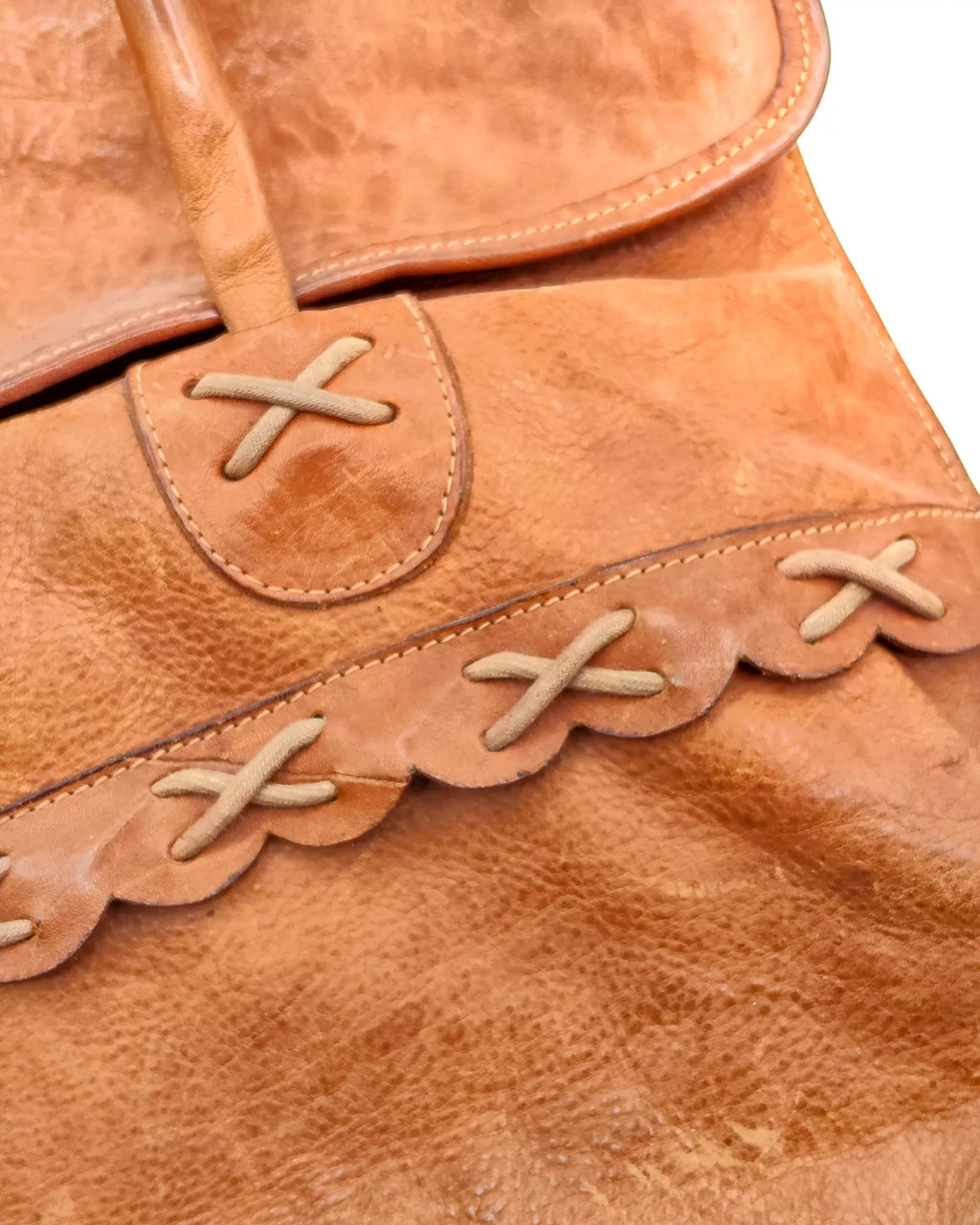Borsa Maxi Tote in pelle artigianale