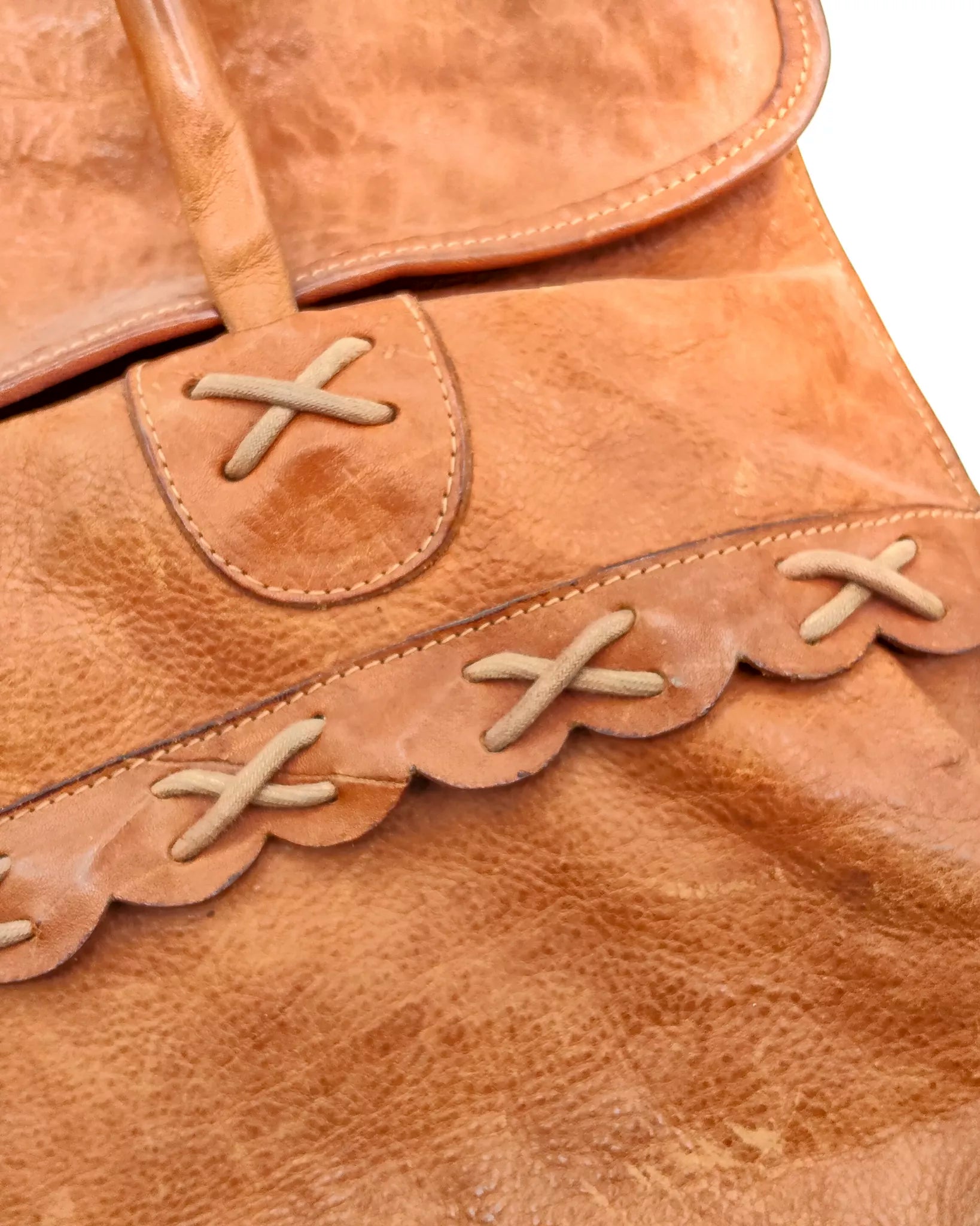 Borsa Maxi Tote in pelle artigianale