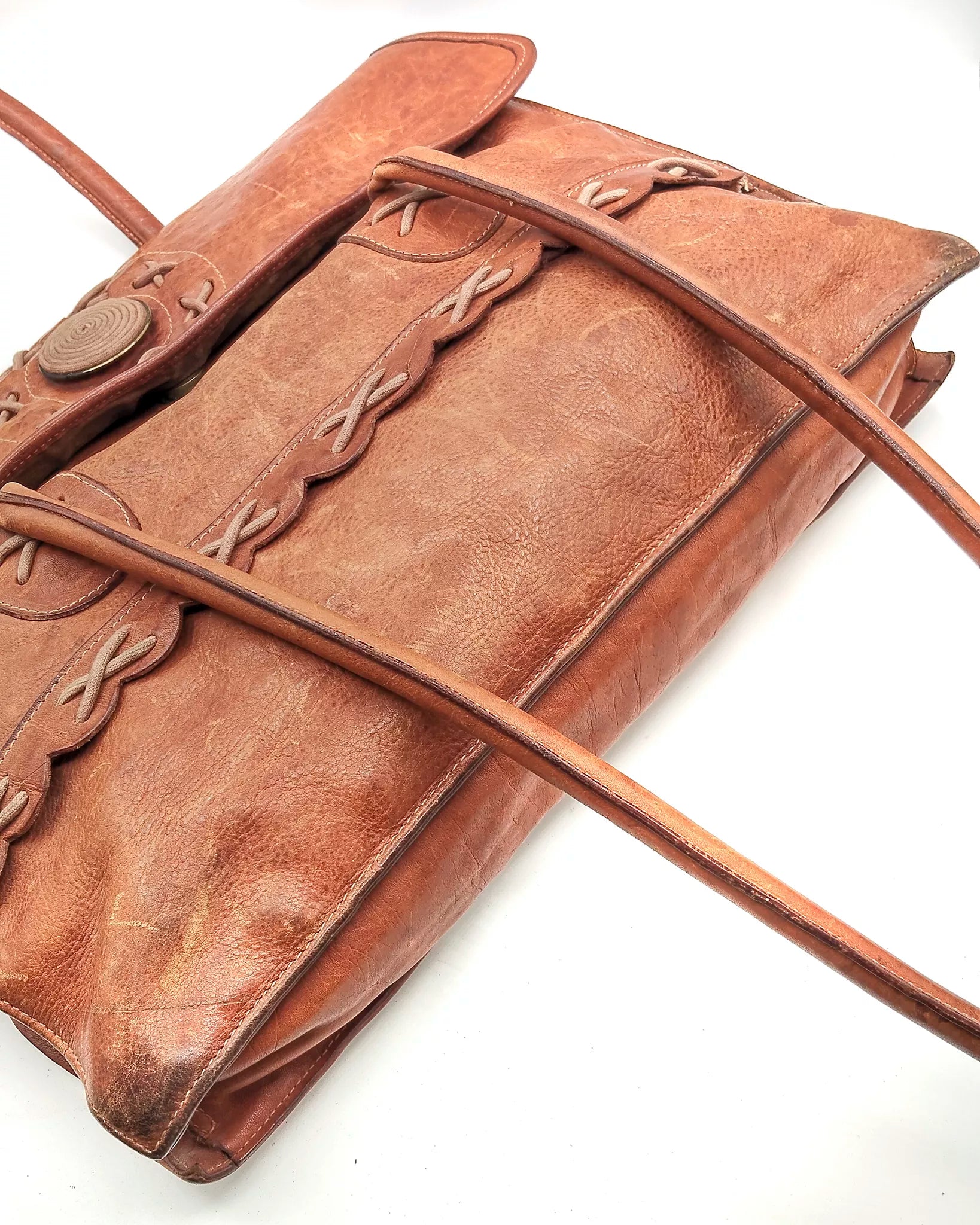 Borsa Maxi Tote in pelle artigianale