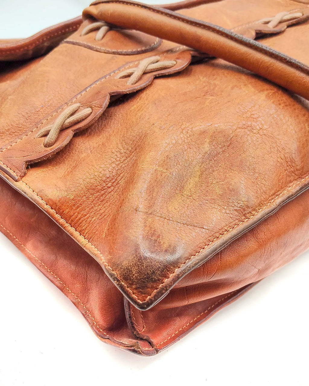 Borsa Maxi Tote in pelle artigianale