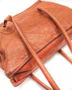 Borsa Maxi Tote in pelle artigianale