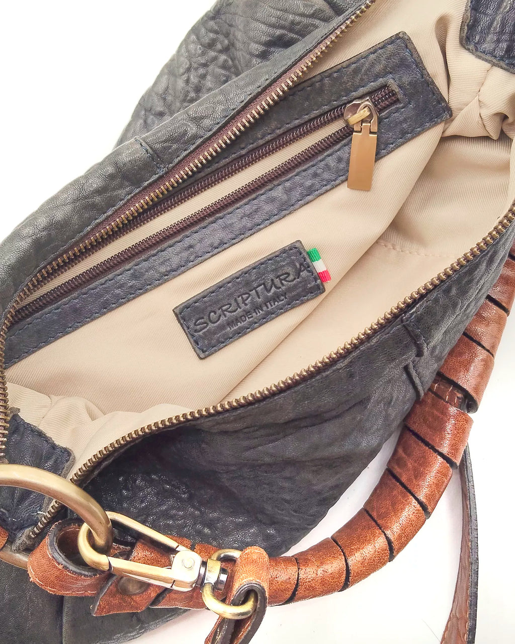 Borsa in pelle Scriptura