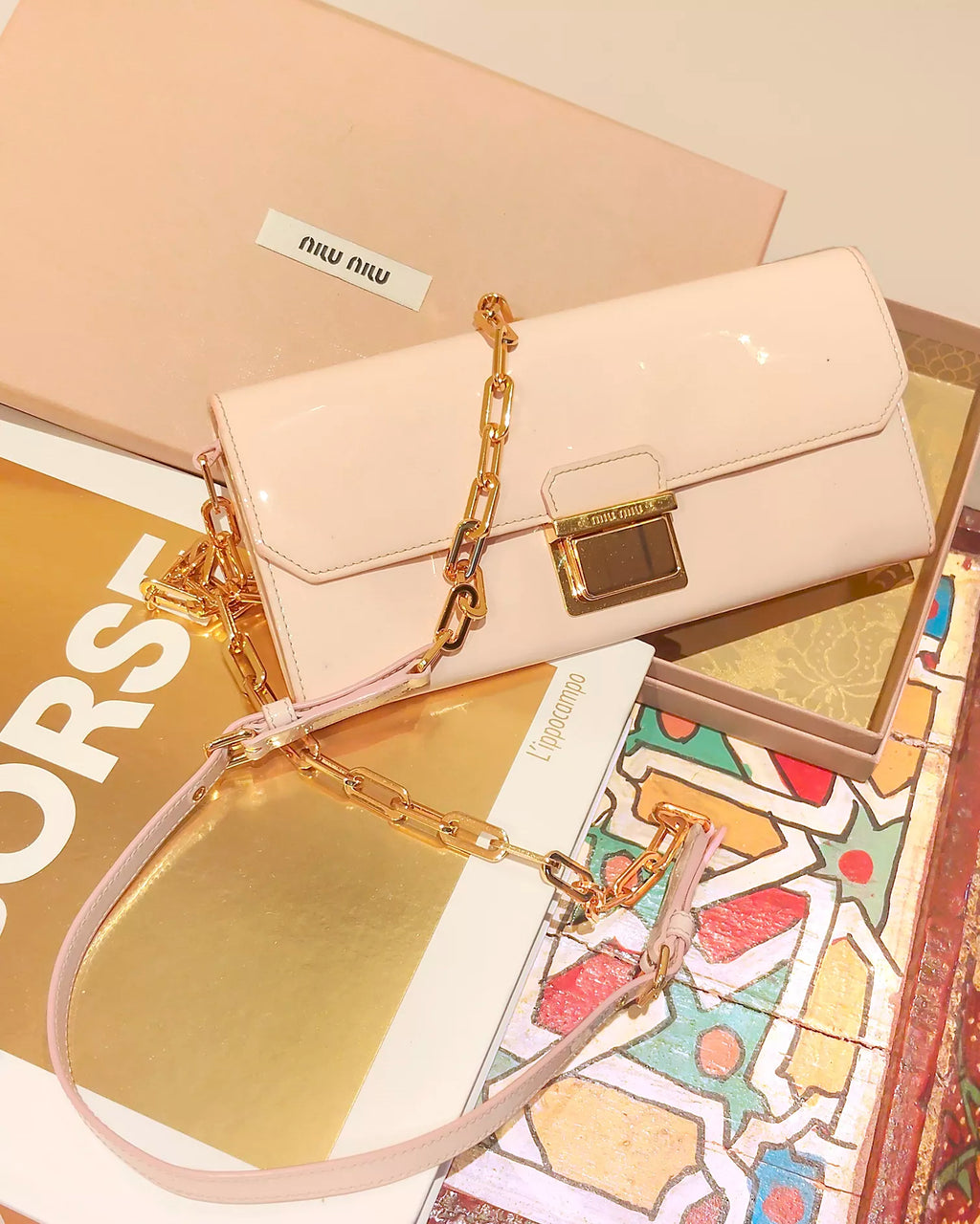 Woc/ clutch/ Pochette MIU MIU