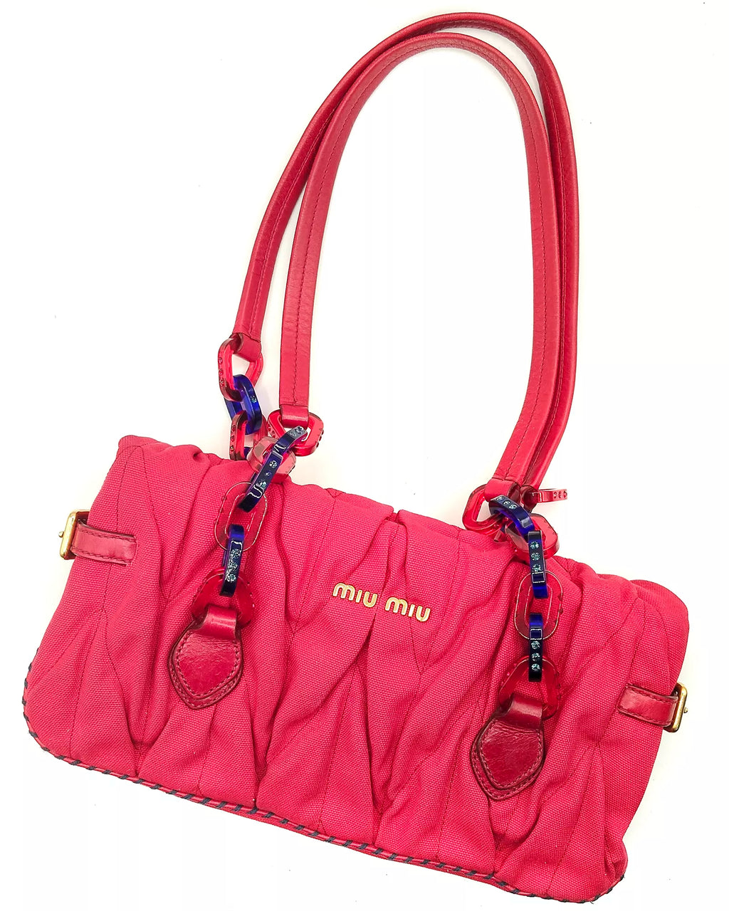 Borsa Magenta matelassé MIU MIU
