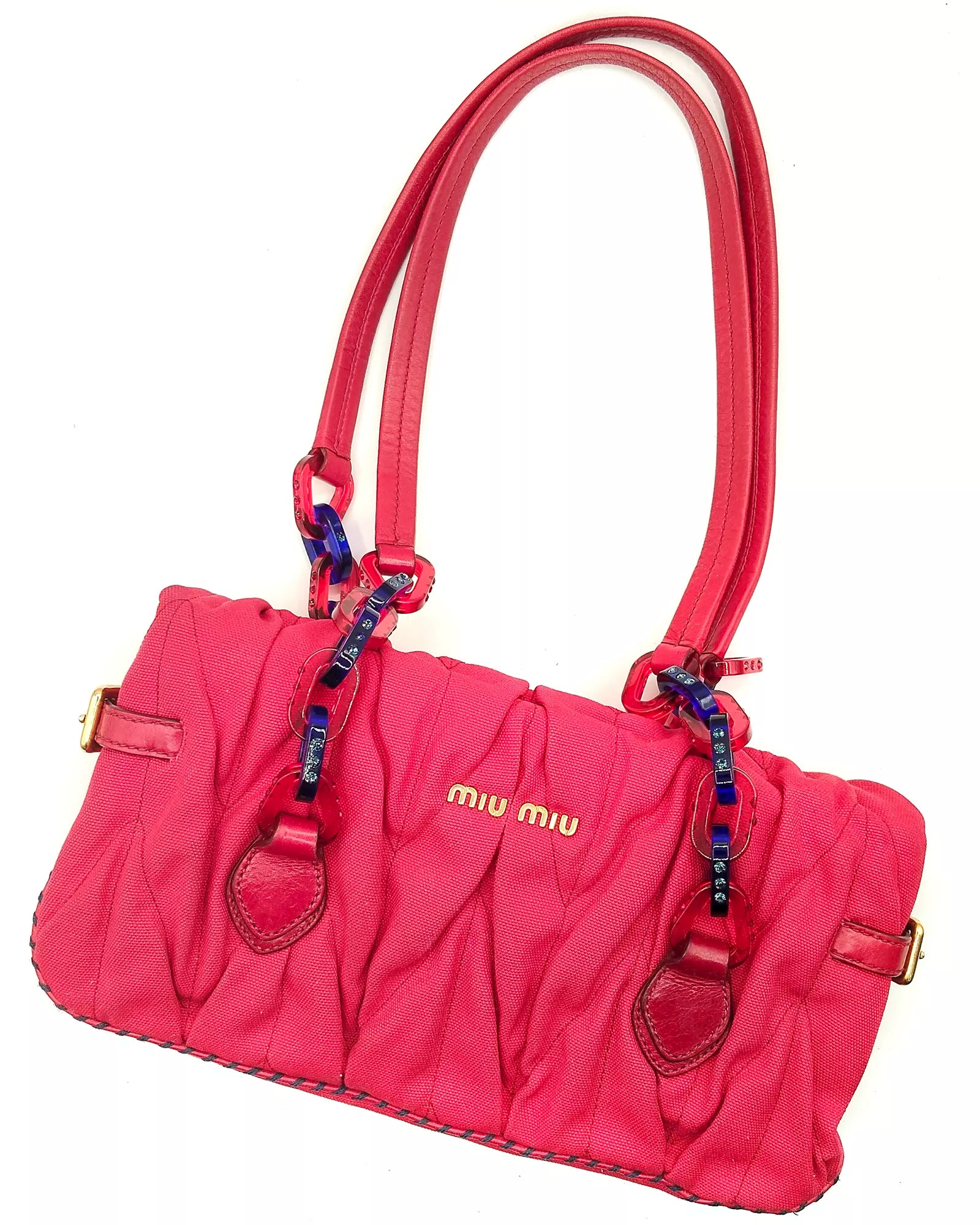 Borsa Magenta matelassé MIU MIU