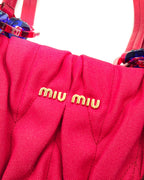 Borsa Magenta matelassé MIU MIU