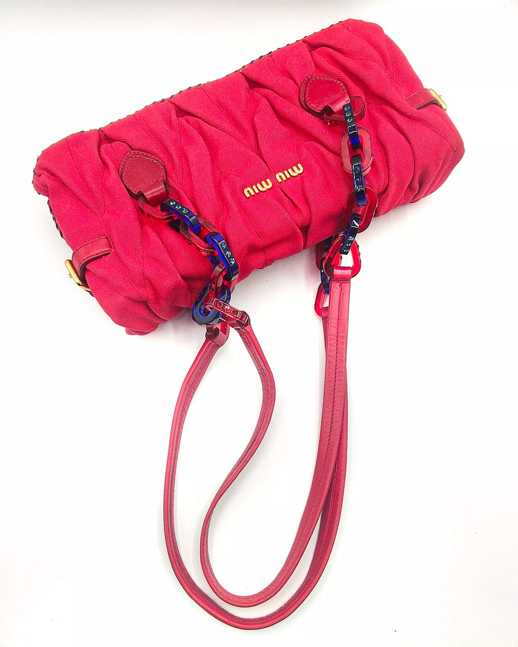 Borsa Magenta matelassé MIU MIU