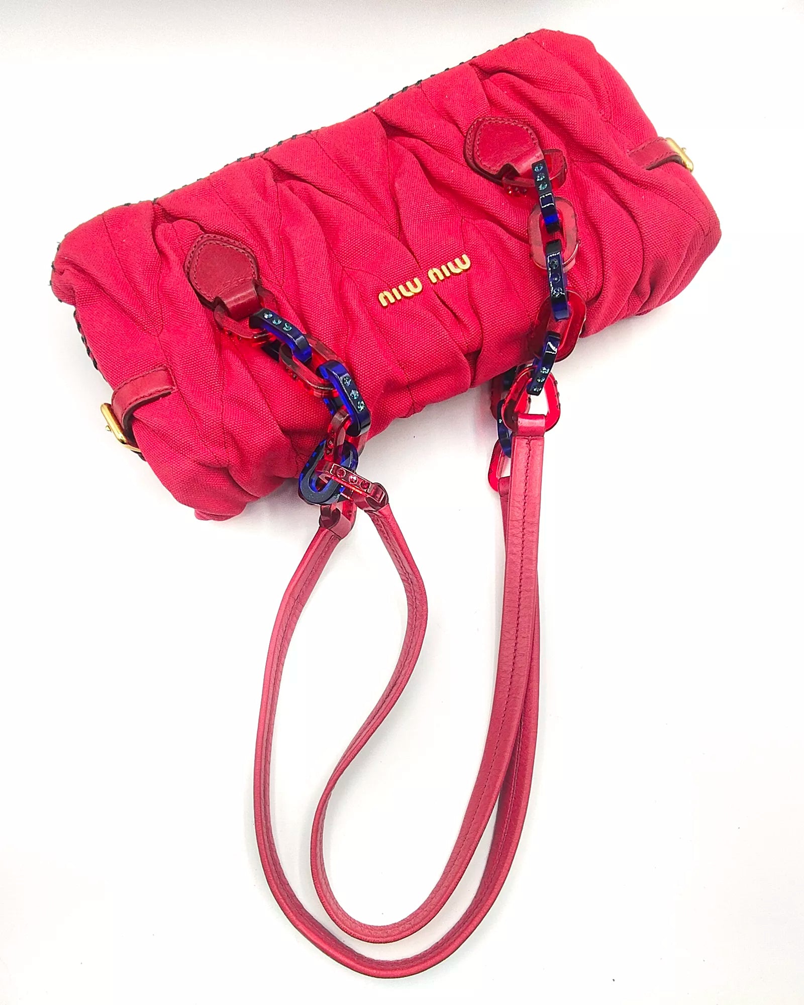 Borsa Magenta matelassé MIU MIU