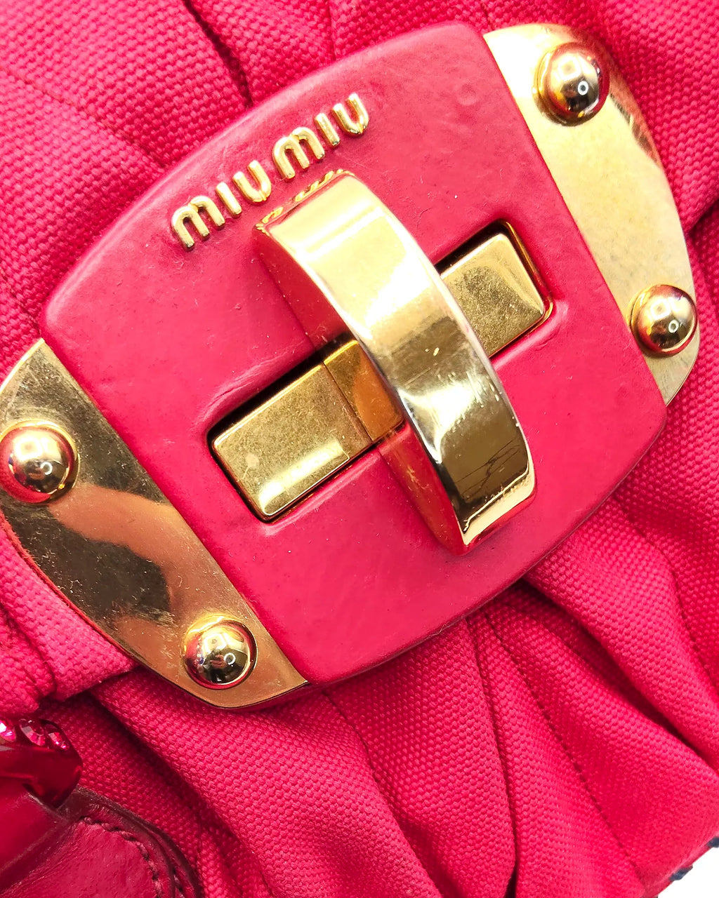 Borsa Magenta matelassé MIU MIU