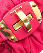 Borsa Magenta matelassé MIU MIU