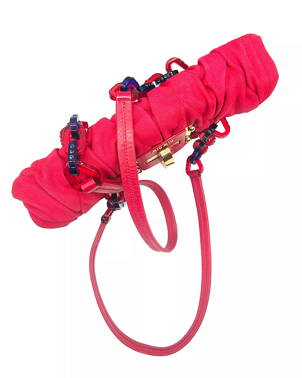 Borsa Magenta matelassé MIU MIU