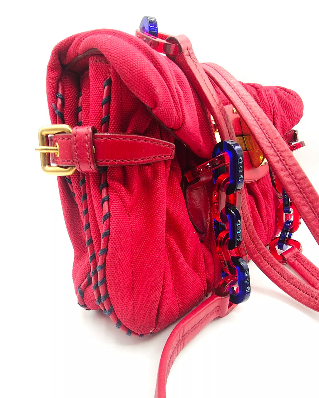 Borsa Magenta matelassé MIU MIU