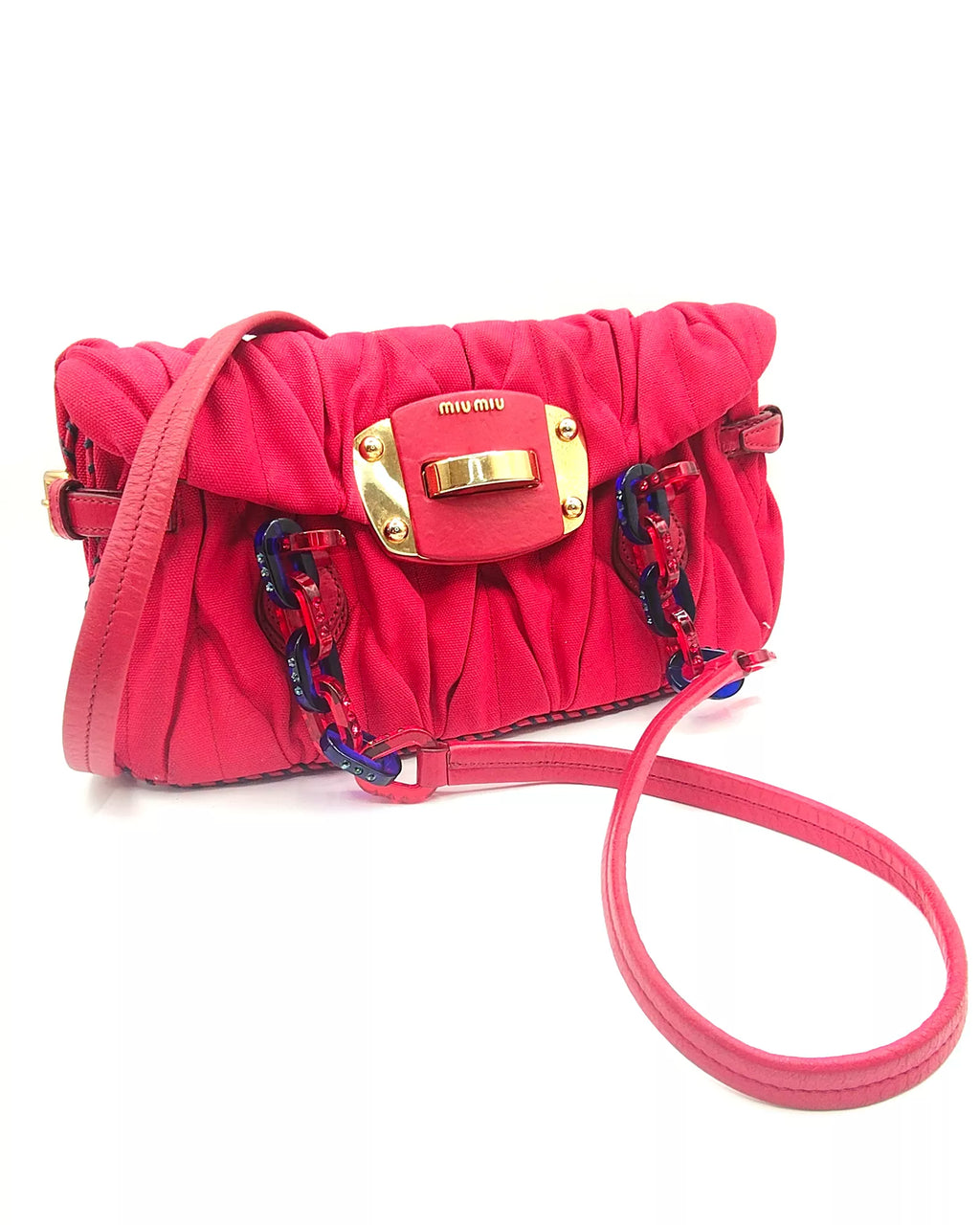 Borsa Magenta matelassé MIU MIU