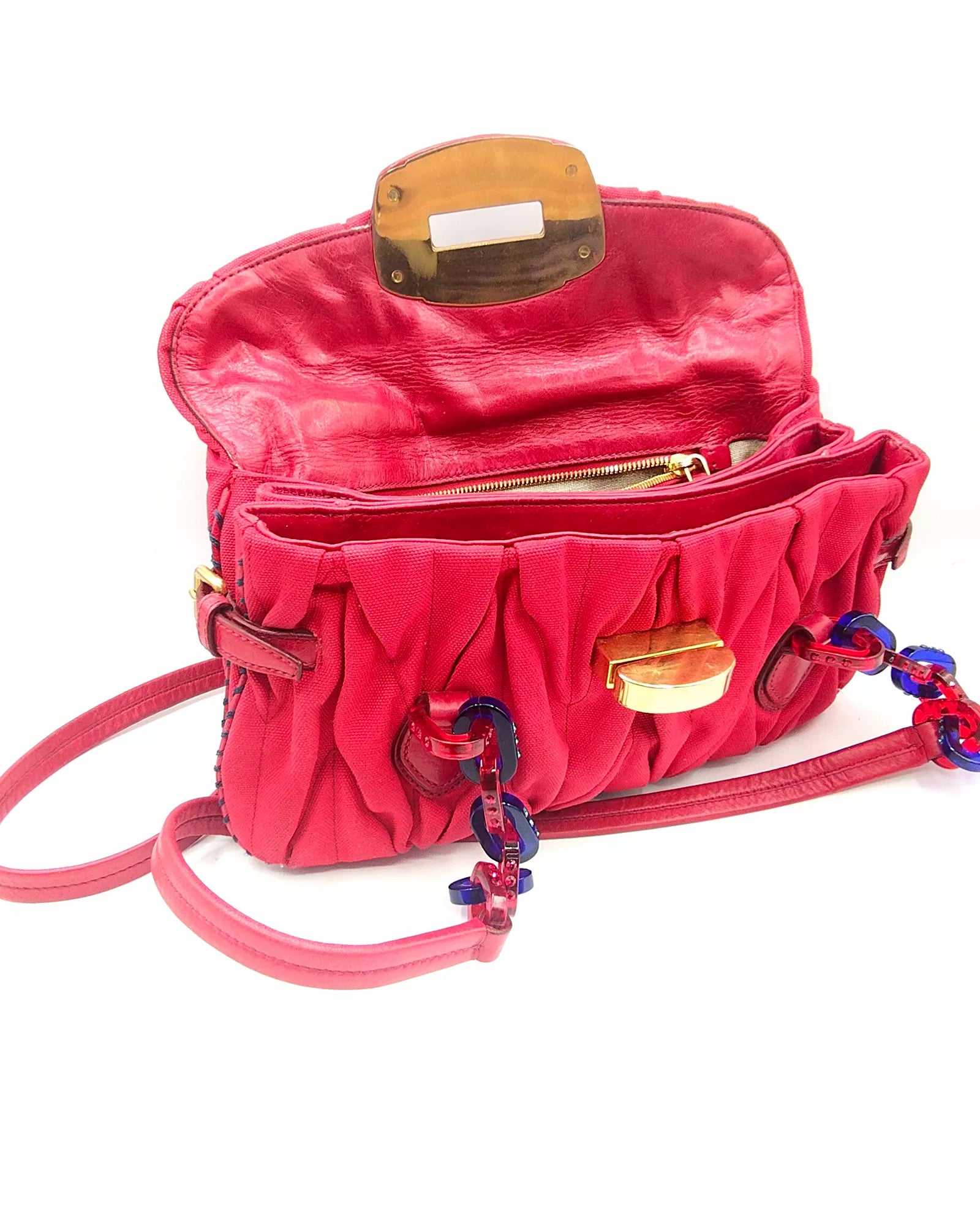 Borsa Magenta matelassé MIU MIU