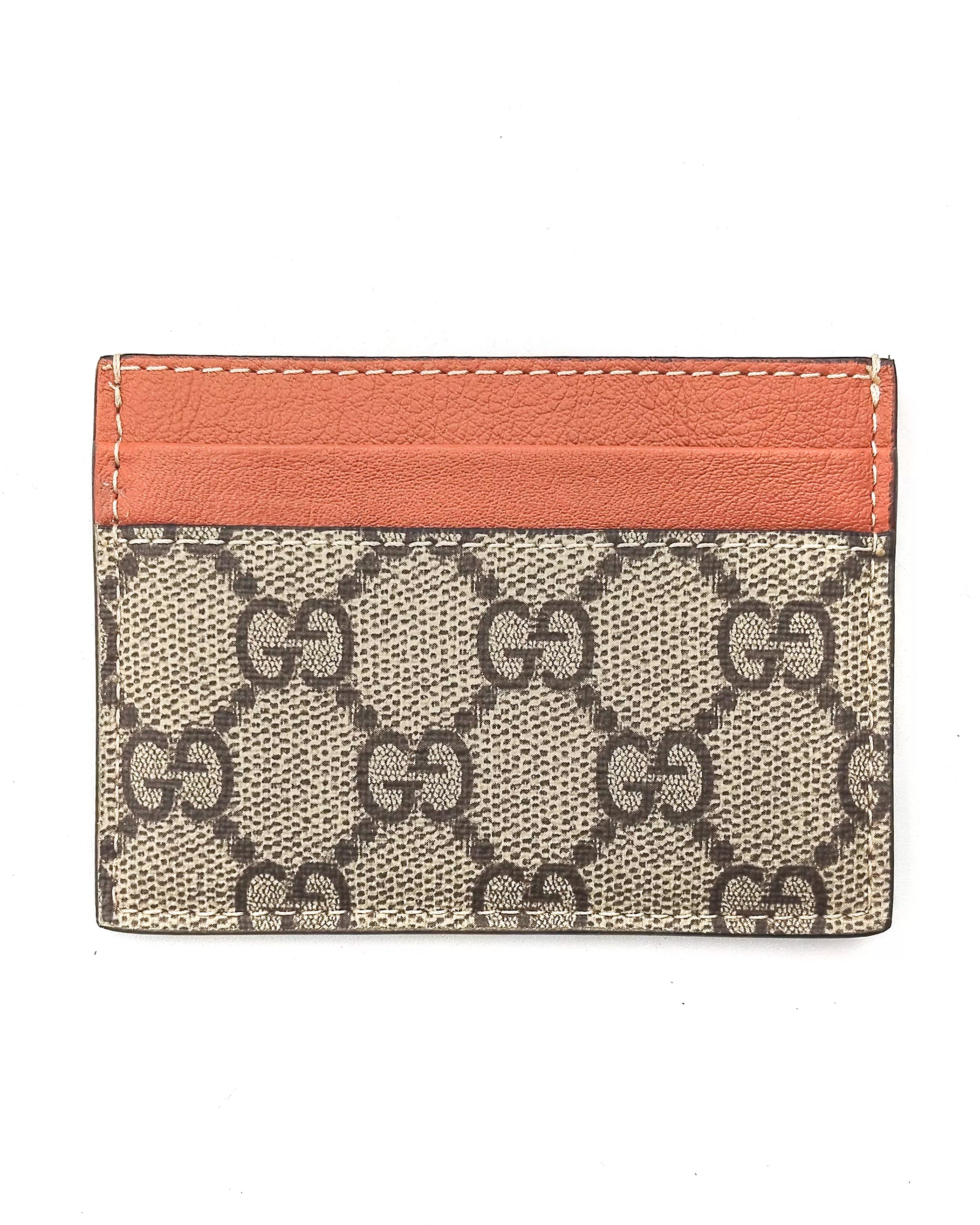 Portacarte GG finiture Marrone Gucci
