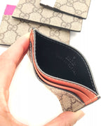 Portacarte GG finiture Marrone Gucci