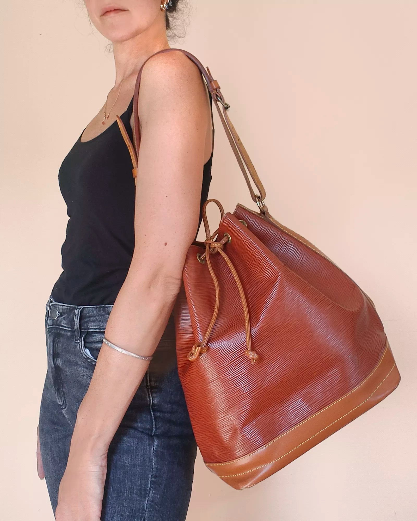 Noè GM Epi Cognac Louis Vuitton