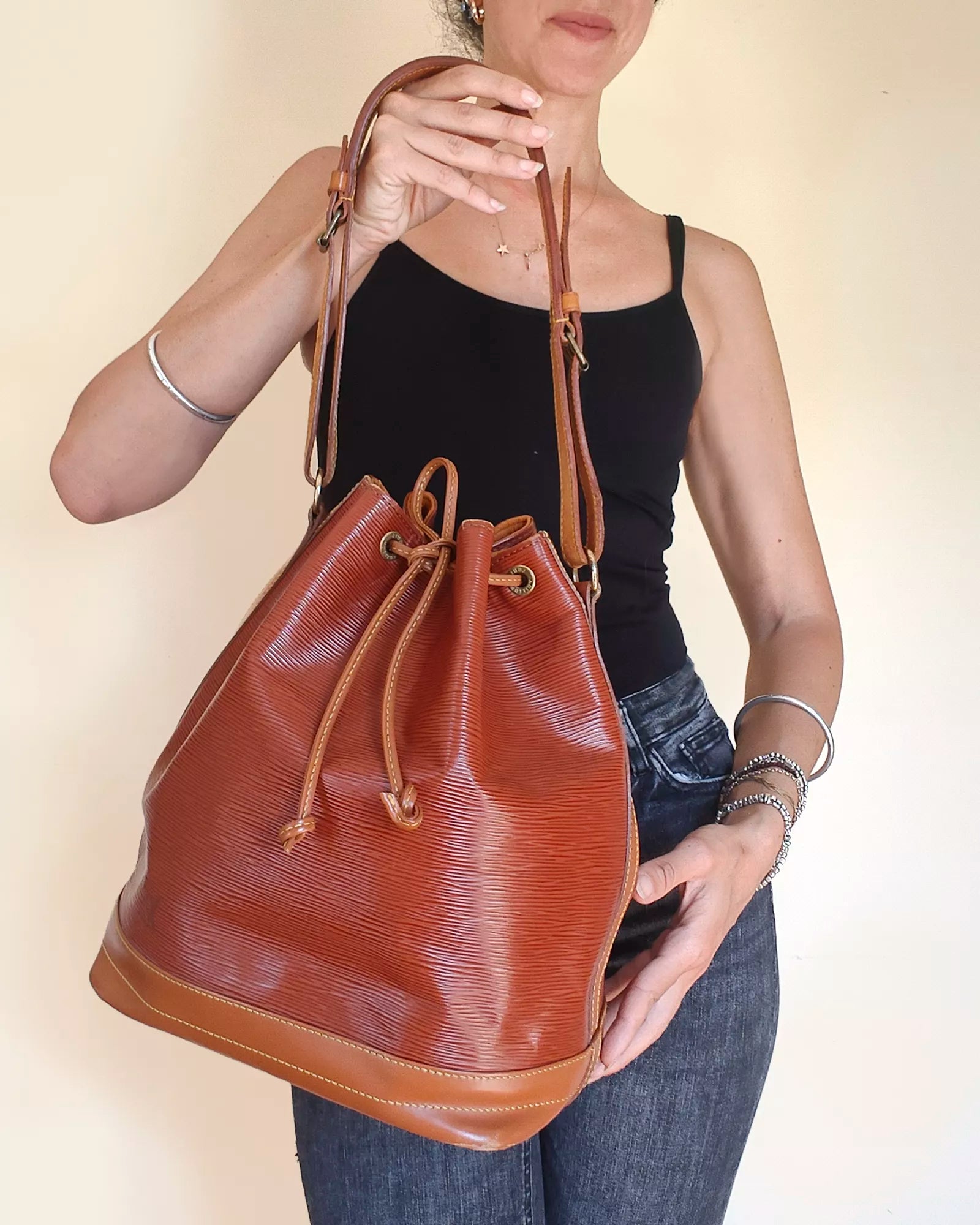 Noè GM Epi Cognac Louis Vuitton