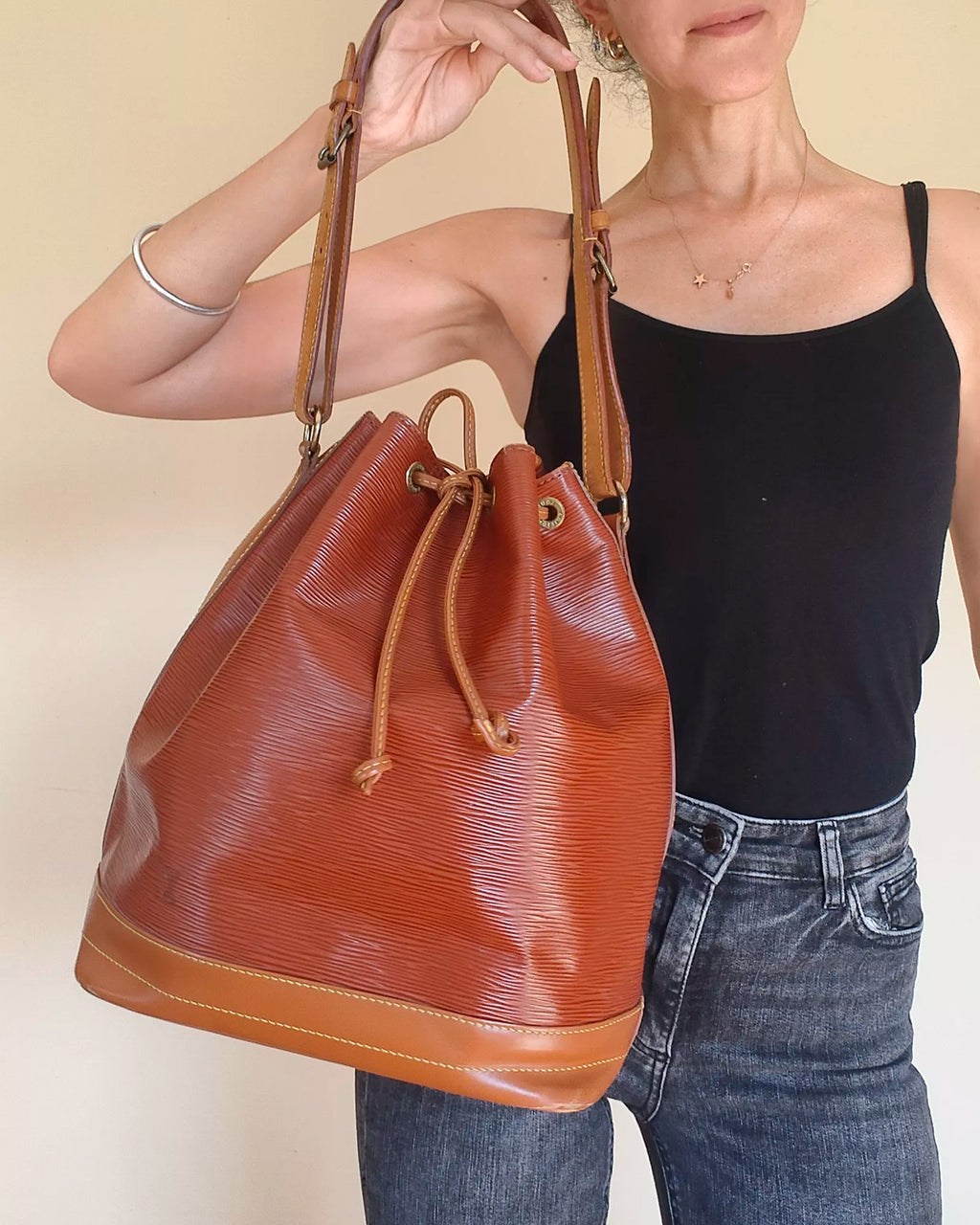 Noè GM Epi Cognac Louis Vuitton