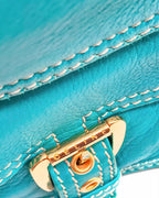 Céline Shoulder bag Accordion Tourquoise