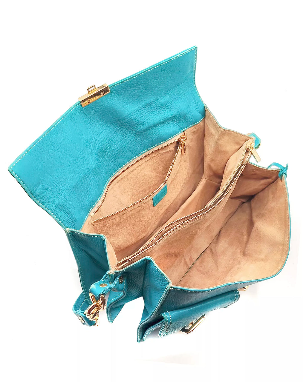 Céline Shoulder bag Accordion Tourquoise