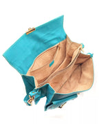 Céline Shoulder bag Accordion Tourquoise
