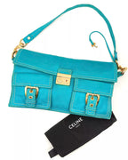 Céline Shoulder bag Accordion Tourquoise