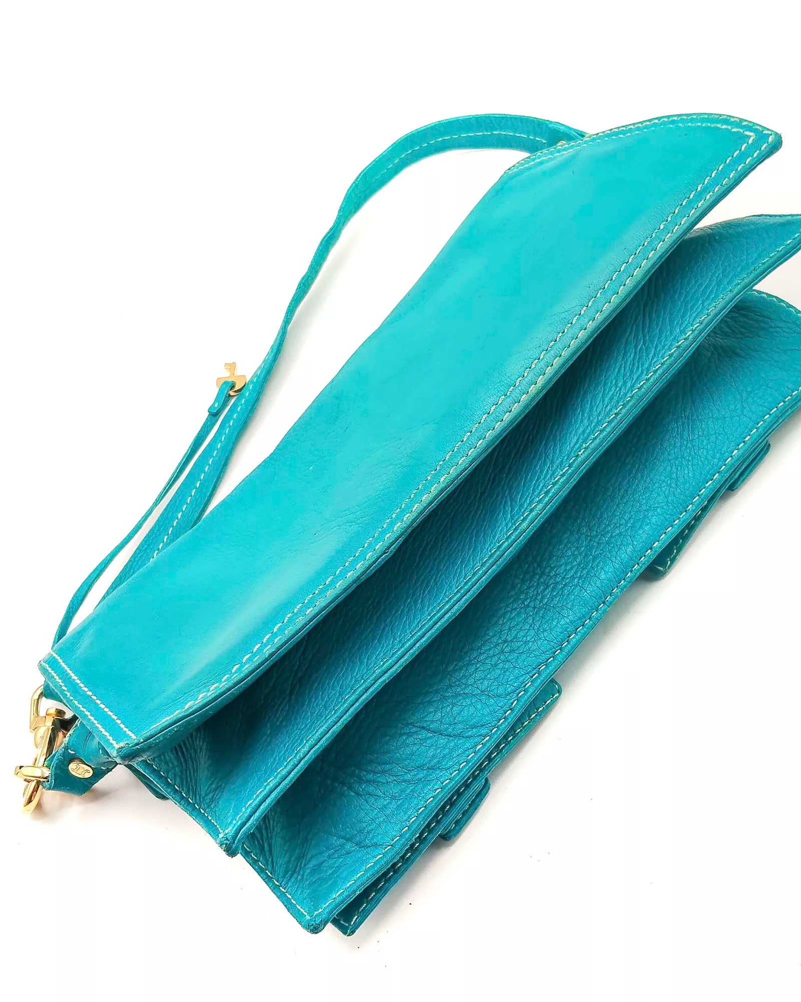 Céline Shoulder bag Accordion Tourquoise